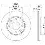 DI-0628 JAPANPARTS Гальмівний диск