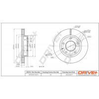 DP1010.11.0573 Dr!ve+ Гальмівний диск