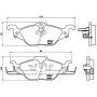 P 59 030 BREMBO Комплект гальмівних колодок дисковий гальм
