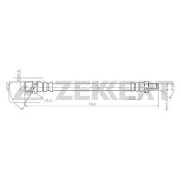 BS-9052 ZEKKERT Гальмівний шланг