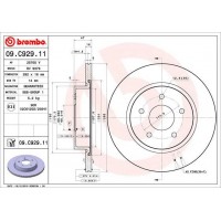 09.C929.11 BREMBO Гальмівний диск