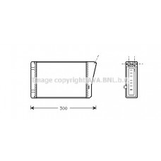 OL6196 AVA QUALITY COOLING Теплообмінник обігрів салону