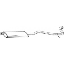 287-255 BOSAL Середній глушник вихлопних газів