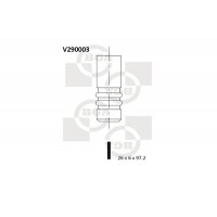 випускний клапан BGA V290003