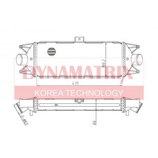 Интеркулер DYNAMATRIX DR96727