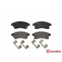P 59 076 BREMBO Комплект гальмівних колодок дисковий гальм