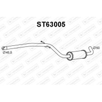 ST63005 VENEPORTE Предглушник вихлопних газів
