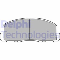 LP458 DELPHI Комплект гальмівних колодок дисковий гальм