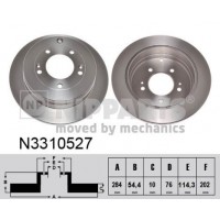 N3310527 NIPPARTS Гальмівний диск