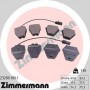 23280.180.1 ZIMMERMANN Комплект гальмівних колодок дисковий гальм