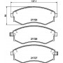 8DB 355 016-691 HELLA Комплект гальмівних колодок, дискове гальмо