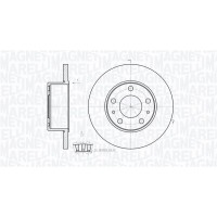 361302040255 MAGNETI MARELLI Гальмівний диск