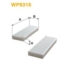 WP9318 WIX FILTERS Фільтр повітря у внутрішньому просторі