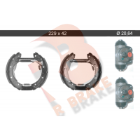 79RBKT0070 R BRAKE Комплект гальмівних колодок