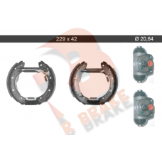 79RBKT0070 R BRAKE Комплект гальмівних колодок