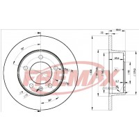 BD-1410 FREMAX Гальмівний диск