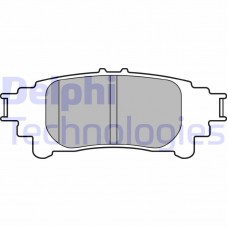 LP3155 DELPHI Комплект гальмівних колодок дисковий гальм