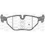 BPA0265.40 OPEN PARTS Комплект гальмівних колодок дисковий гальм