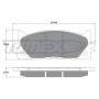 TX 17-59 TOMEX Brakes Комплект гальмівних колодок дисковий гальм