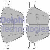 LP2210 DELPHI Комплект гальмівних колодок дисковий гальм