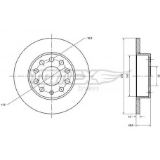 TX 70-79 TOMEX Brakes Гальмівний диск