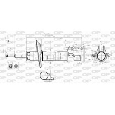 SAB8392.31 OPEN PARTS Амортизатор