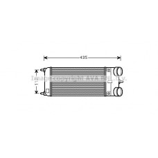 PEA4353 AVA QUALITY COOLING Интеркулер