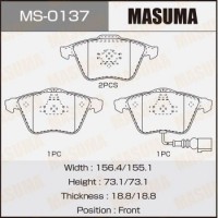 MS-0137 MASUMA Комплект гальмівних колодок