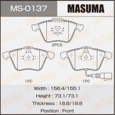 MS-0137 MASUMA Комплект гальмівних колодок