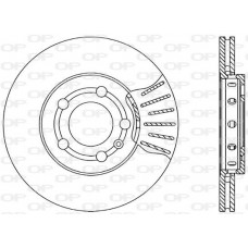 BDA1730.20 OPEN PARTS Гальмівний диск