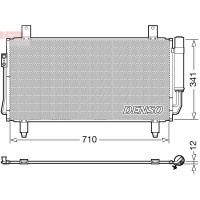 DCN45006 DENSO Конденсатор кондиціонера