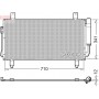 DCN45006 DENSO Конденсатор кондиціонера