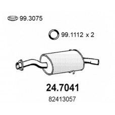 24.7041 ASSO Глушник вихлопних газів кінцевий