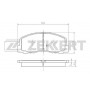 BS-2534 ZEKKERT Комплект гальмівних колодок дисковий гальм
