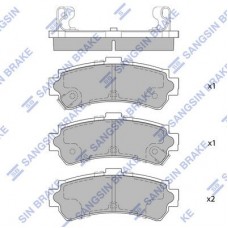 SP1493 Hi-Q КомплеК т гальмівних колодок, дискове гальмо
