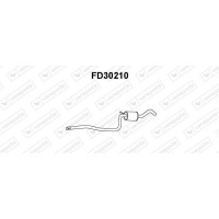 FD30210 VENEPORTE Предглушник вихлопних газів