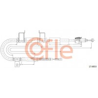 17.6053 COFLE Тросик, cтояночный тормоз