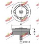 03.81908 AUTOKIT Паразитный / ведущий ролик, Поліклиновий ремінь