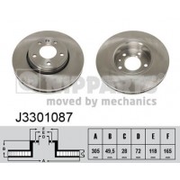 J3301087 NIPPARTS Гальмівний диск