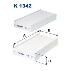 K 1342-2x FILTRON Фільтр повітря у внутрішньому просторі