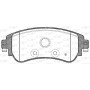 BPA1464.08 OPEN PARTS Комплект гальмівних колодок дисковий гальм