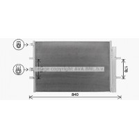 FD5675D AVA QUALITY COOLING Конденсатор кондиціонера