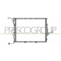 BM820R005 PRASCO Радіатор охолодження двигуна