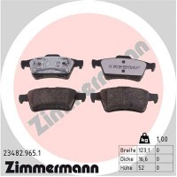 23482.965.1 ZIMMERMANN КомплеК т гальмівних колодок, дискове гальмо
