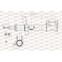SAB8268.31 OPEN PARTS Амортизатор