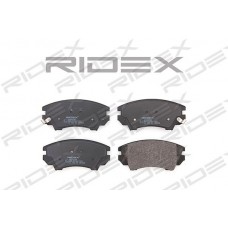 402B0296 RIDEX Комплект гальмівних колодок дисковий гальм