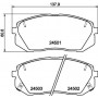 MDB2865 MINTEX Комплект гальмівних колодок дисковий гальм