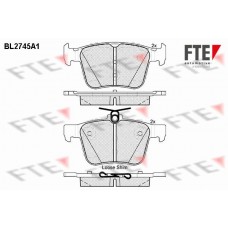 BL2745A1 FTE Комплект гальмівних колодок дисковий гальм