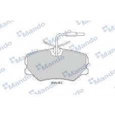 MBF015082 MANDO КомплеК т гальмівних колодок, дискове гальмо