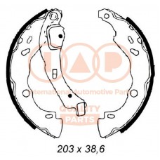 705-29011 IAP QUALITY PARTS Комплект гальмівних колодок